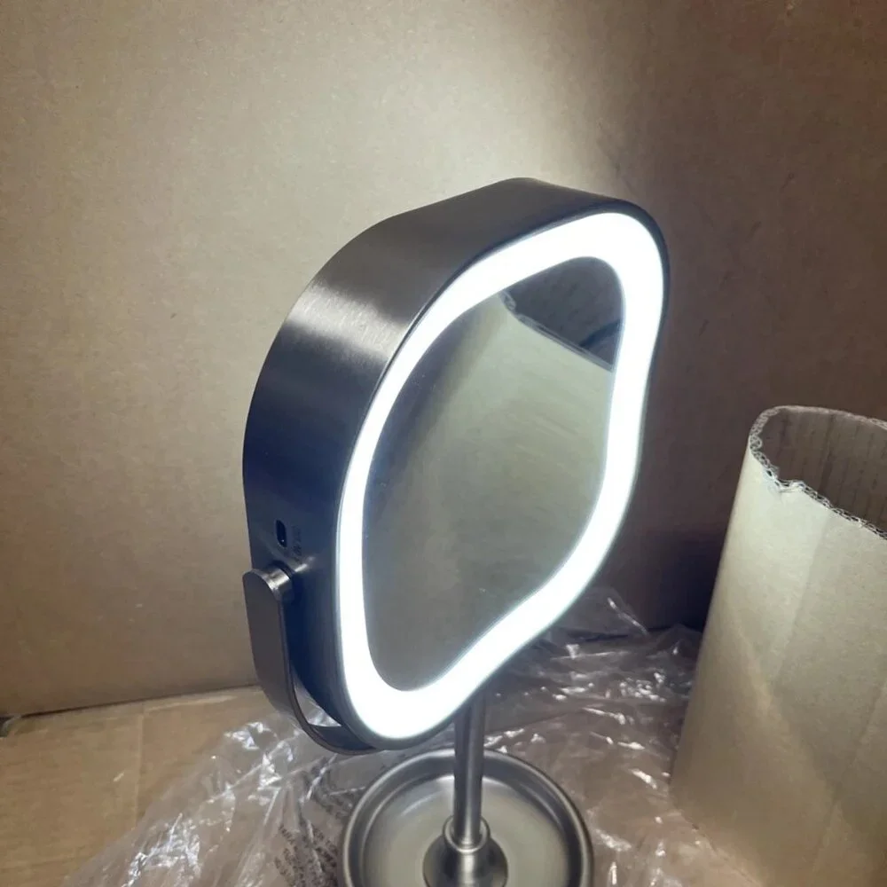 Conair Halo LED Rechargeable Double-Sided Mirror 10x Lighted